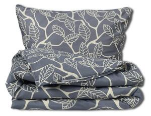 Matex Saten posteljnina Golden leaves , 140 x 200cm, 70 x 90 cm
