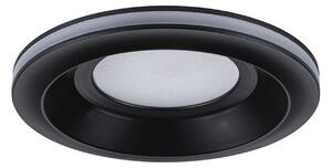 Paulmann LED vgradna svetilka Sormus, črna, Ø 10 cm, IP65, komplet 3 kosov, Črna, Kopalnica, Plastika, Sodobni, Vgreznjeni strop
