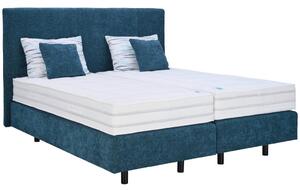 POSTELJA BOXSPRING 180 cm x 200 cm , tekstil modrosiva