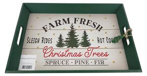 Božični leseni pladenj CHRISTMAS - več variant Različica: Farm fresh