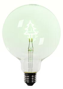 Božična E27 LED žarnica G125 prozorna 1,8W 100 lm
