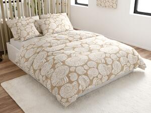 Posteljnina iz mikrovlaken SNAIL SHELL rjava Dimenzije posteljnine: 70 x 90 cm | 140 x 200 cm