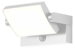 CMD LED stenska svetilka 9111, senzor, bela, 21 cm, CCT, IP54, Bela, Aluminij, Sodobni