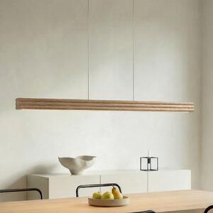 Lucande LED-visoka svetilka Annetta, 117 cm, CCT, z možnostjo zatemnitve, zatemnjen, Les, Dnevna soba / jedilnica, Les, Sodobni