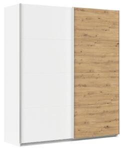 Modern Living Omara Z Drsnimi Vrati Feldkirch, Bela, Barva Hrasta
