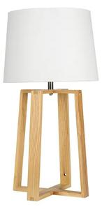 NAMIZNA SVETILKA lesena, 240V, ?27, Max 20W (LED), IP20, fi 28x50cm, lesena w bela VK/03157/WD/W