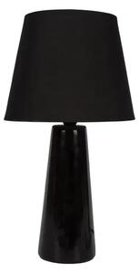 KERAMIČNA NAMIZNA SVETILKA/E14/MAX 35W/STOŽČNA/ČRNA/ENOKROMATIČNA VK/1302S/J