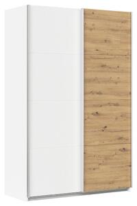 Modern Living Omara Z Drsnimi Vrati Feldkirch, Bela, Barva Hrasta