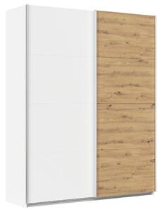 Modern Living Omara Z Drsnimi Vrati Feldkirch, Bela, Barva Hrasta