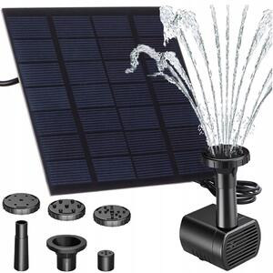 Solarna vrtna fontana črpalka za ribnike