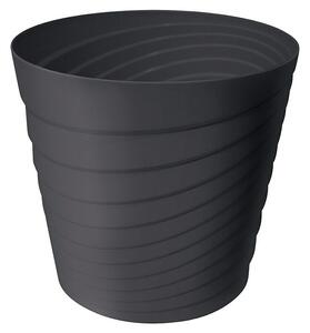 Cvetlični lonec Swing (Zunanje dimenzije (Ø x V): 14 cm x 13 mm, Plastika, Antracit)
