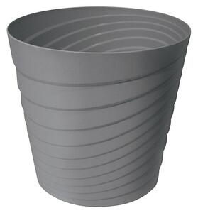 Cvetlični lonec Swing (Zunanje dimenzije (Ø x V): 18 cm x 17 mm, Plastika, Siva)