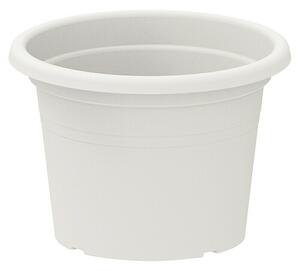 Cvetlični lonec Cilinder (Zunanje dimenzije (Ø x V): 20 x 14 cm, Plastika, Bela)