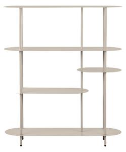 Bež kovinski regal 118x139x31 cm Rieti – House Nordic