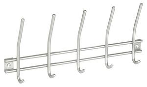 Walteco Garderobna letev (Do x Š x V: 380 x 50 x 165 mm, Nerjavno jeklo, Srebrna)