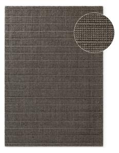 Temno siva/temno rjava ročno tkana volnena preproga 120x170 cm Camden Parker – Ted Baker