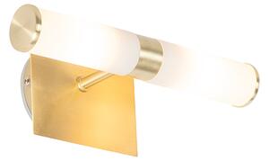 Pametna kopalniška stenska svetilka zlata IP44 2-luči vklj. Zigbee G9 - Bath