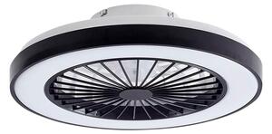 Lindby - Teleo LED Stropni ventilator Črna Lindby