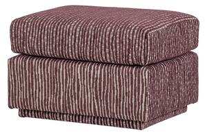 Bordo rdeč oblazinjen tabure Lou – WOOOD