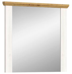 STENSKO OGLEDALO, 78/70/4 cm leseni material