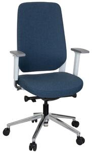 MID.YOU Pisarniški Stol Chiaro T4 White, Modra