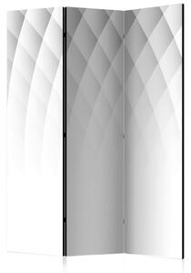PARAVAN 135/172/3 cm svetlo siva, bela