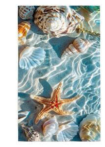 Hitrosušeča plažna brisača CORALIA barvna 70 x 140 cm, 100% mikrotkanina