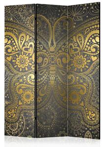 PARAVAN 135/172/3 cm barve karija, mocha rjava