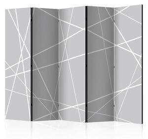 PARAVAN 225/172/3 cm sivobela