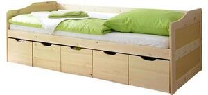 POSTELJA S PREDALOM 90 cm x 200 cm , barve bora
