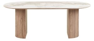 Jedilna miza z mizno ploščo v marmornem dekorju 100x210 cm Athens – House Nordic