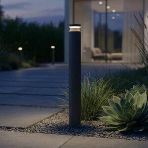 IDEAL LUX Ideal Lux LED-svetilka Boeing, višina 100 cm, črna, IP65, Črna, Kovina