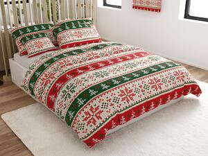 Posteljnina iz mikrovlaken FROSTED CHRISTMAS barvna Dimenzije posteljnine: 70 x 90 cm | 140 x 220 cm