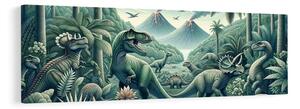 Slika divji svet dinozavrov