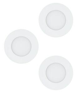 Set vgradnih LED svetilk Eglo Fueva (3 W, premer: 8,5 cm, bele barve)