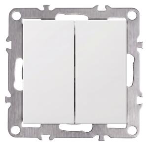 Dvojno Stikalo OSTE JNH007-W WHITE