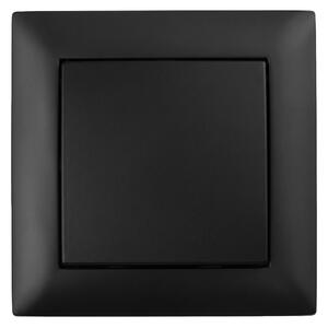 Enojno Stikalo z Okvirjem OSTE JNH006-W BLACK