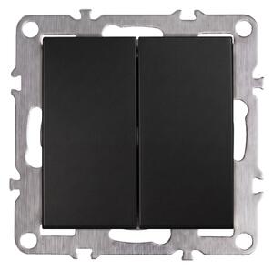 Dvojno Stikalo OSTE JNH007-W BLACK