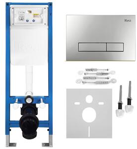 Podometni Set za WC 024N z Gumbom HD Satin