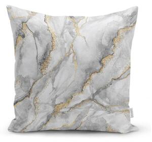 Prevleka za okrasno blazino Minimalist Cusion Covers Marble With Hint of Gold, 45 x 45 cm