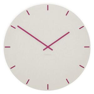 Stenska ura Luxhora Pura Circ White 11 barv kazalcev