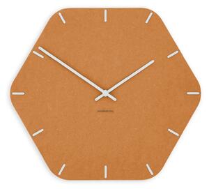 Stenska ura Luxhora Pura Hex Orange 11 barv kazalcev
