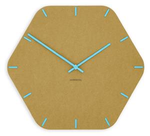 Stenska ura Luxhora Pura Hex Yellow 11 barv kazalcev