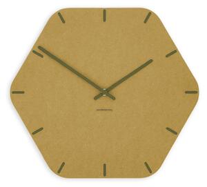Stenska ura Luxhora Pura Hex Yellow 11 barv kazalcev