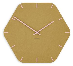 Stenska ura Luxhora Pura Hex Yellow 11 barv kazalcev