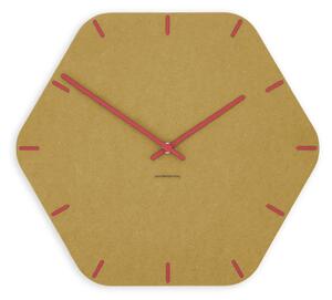 Stenska ura Luxhora Pura Hex Yellow 11 barv kazalcev
