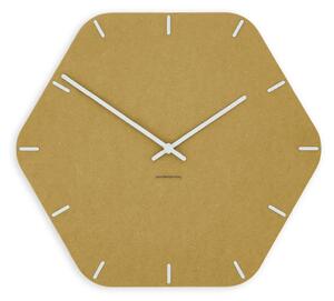 Stenska ura Luxhora Pura Hex Yellow 11 barv kazalcev