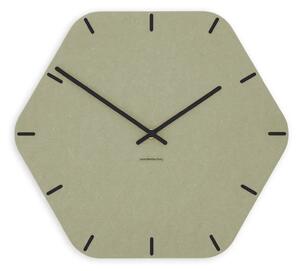 Stenska ura Luxhora Pura Hex Khaki 11 barv kazalcev