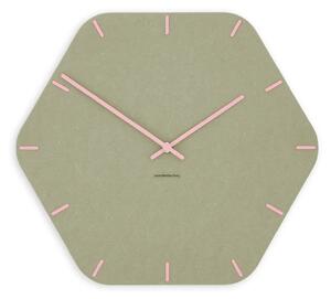 Stenska ura Luxhora Pura Hex Khaki 11 barv kazalcev