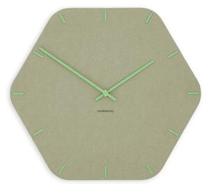 Stenska ura Luxhora Pura Hex Khaki 11 barv kazalcev